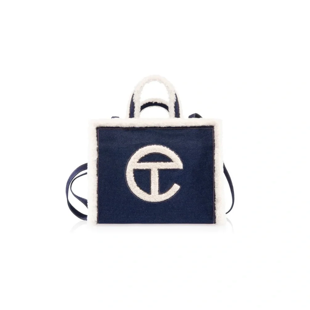 Ugg X Telfar Medium Shopper- Denim - Picture 2 of 6